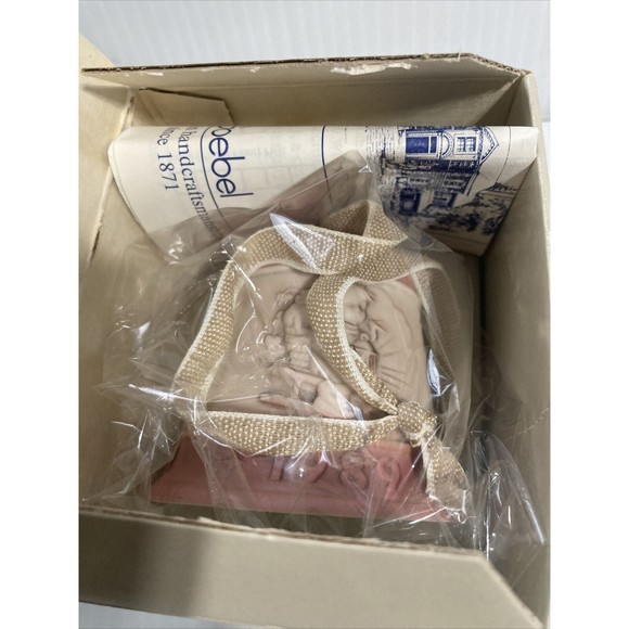 Hummel 1989 Christmas Bell Ride into Christmas 1st Edition Vintage NEW in box - Picture 11 of 13